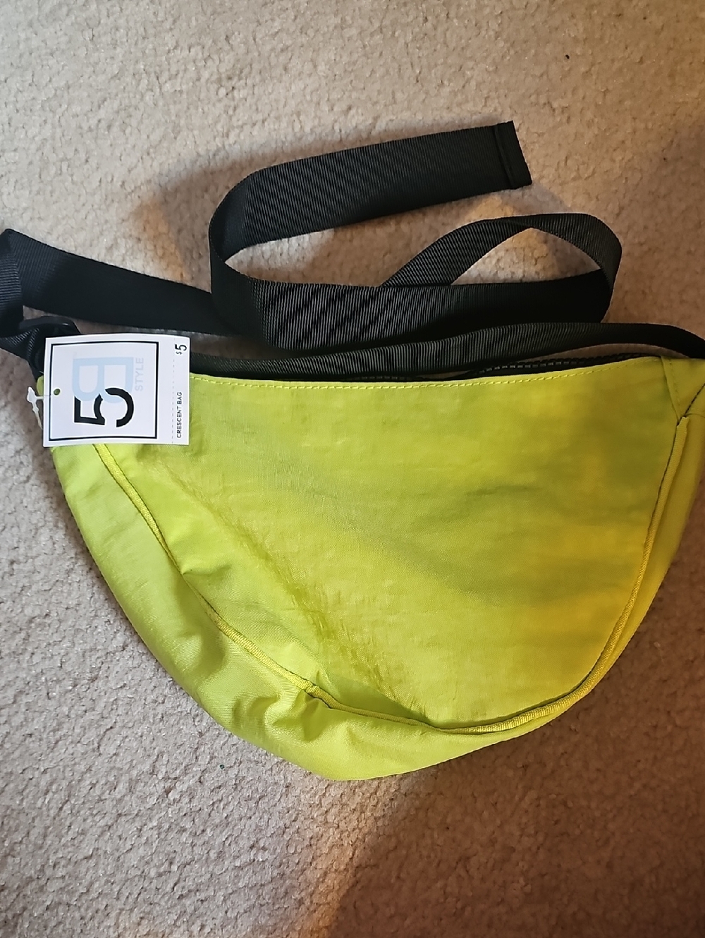 Women’s Lime Green Crossbody Sling Bag